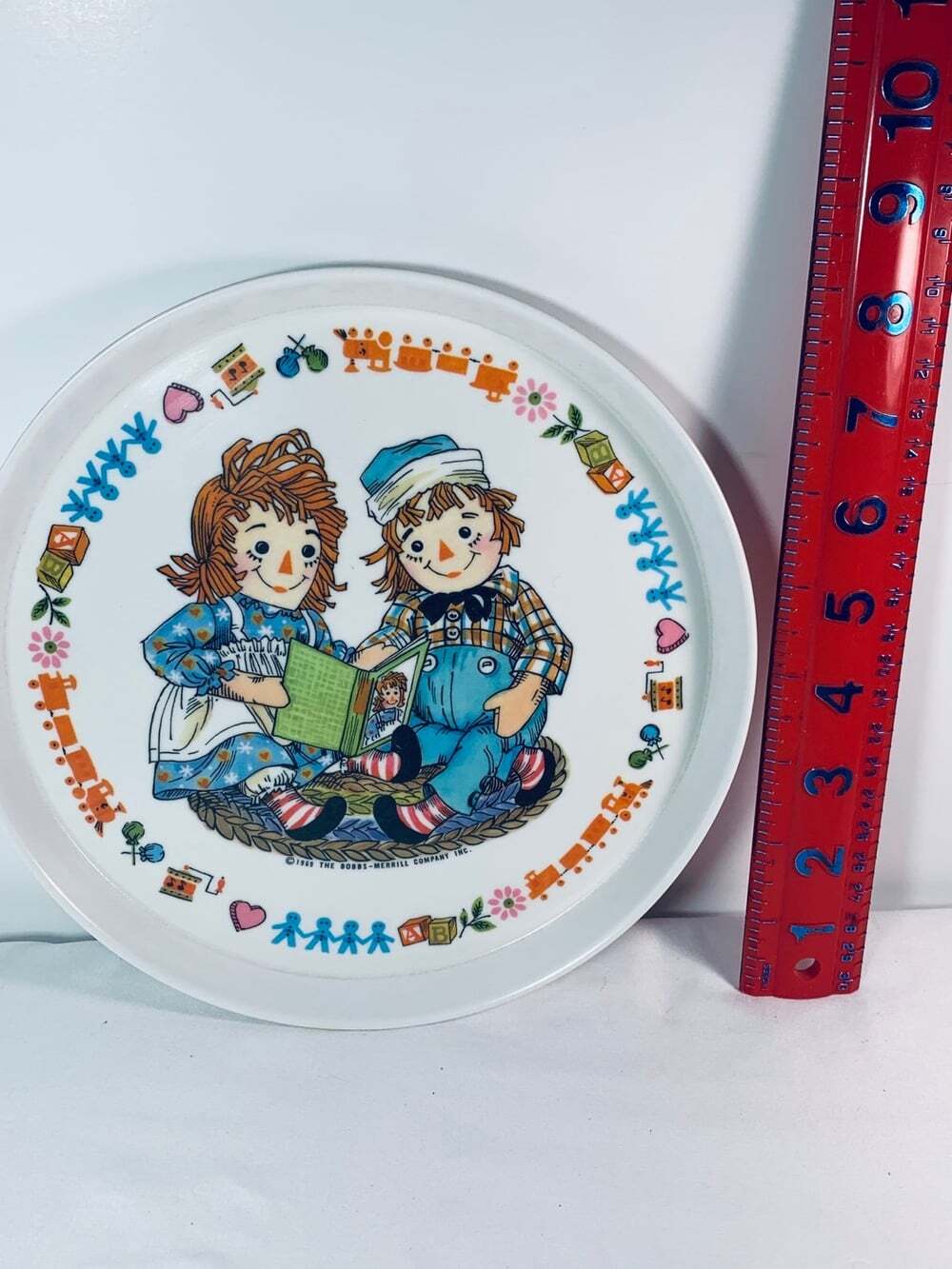 Vintage Raggedy Ann and Andy Oneida Kid's Melamine Plate